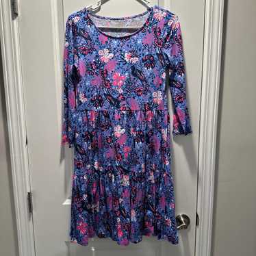 Lilly Pulitzer 2024 Geanna Swing Dress Splash Dance Size Large