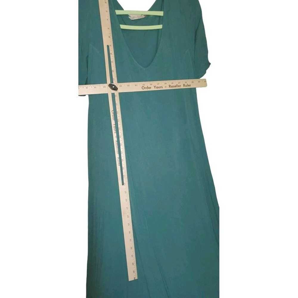 Soft Surrounding Dress Maxi Size Small Teal Lagan… - image 6