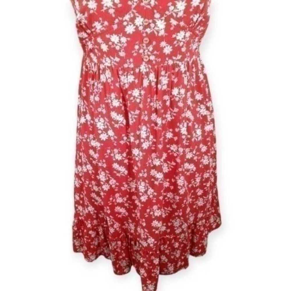 BE COOL RED/ORANGE & WHITE FLORAL DRESS SZ.S EUC - image 3