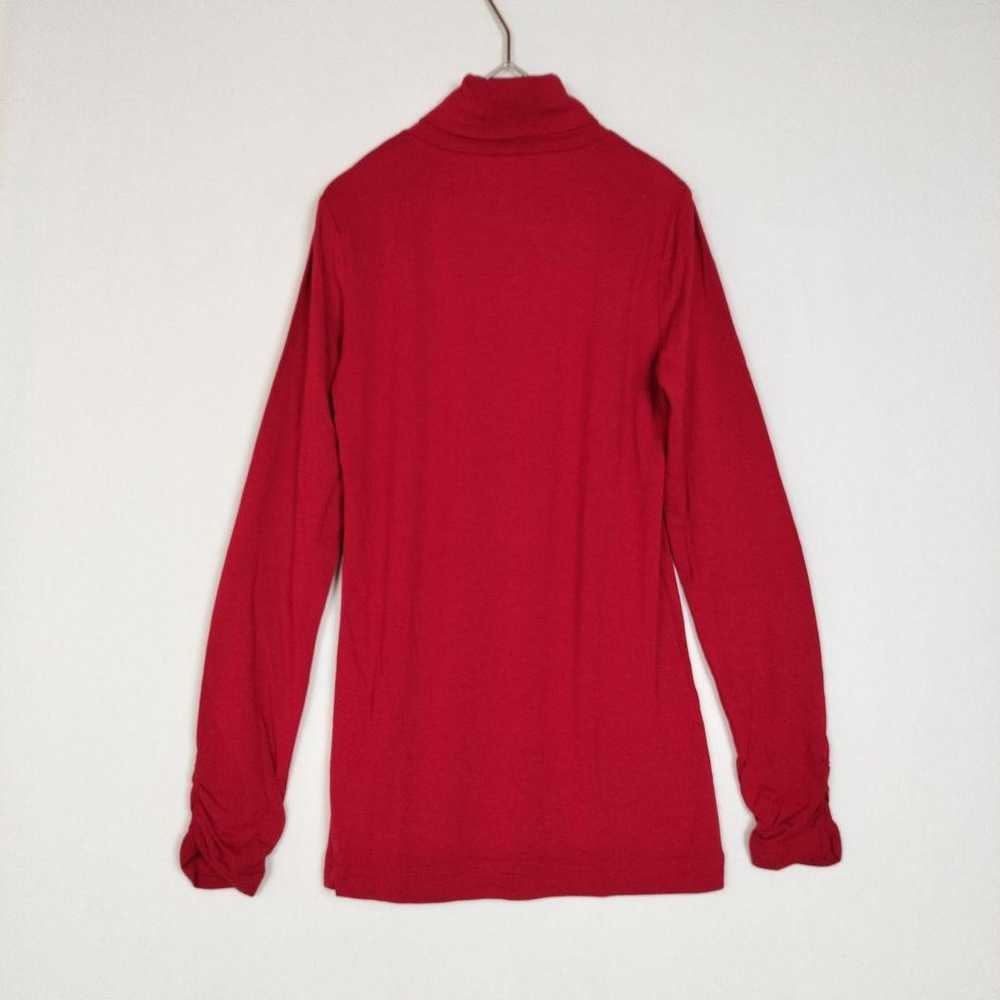 b12089【Espier】Long Sleeve Cut Sew Red M Turtlenec… - image 7