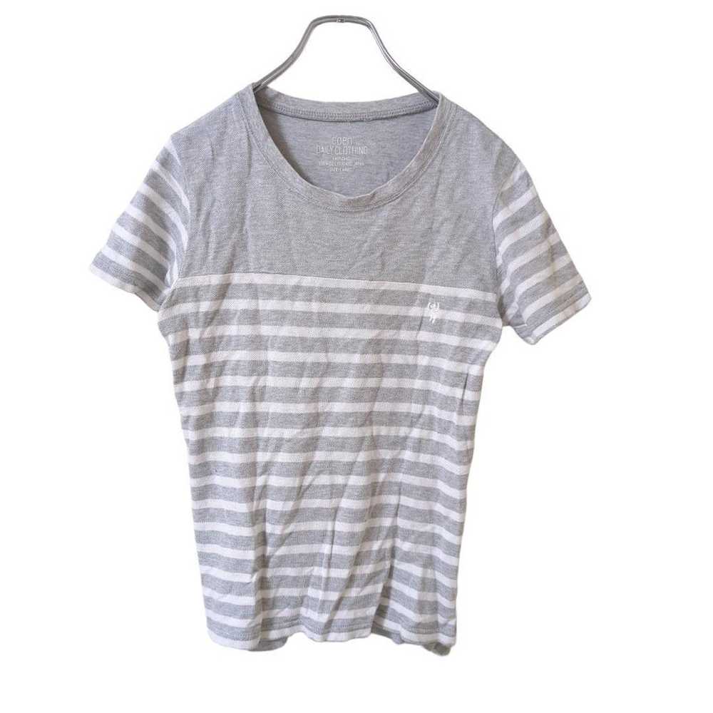 【coen】Cohen (L) Border Half-Sleeve T-Shirt * Ches… - image 2