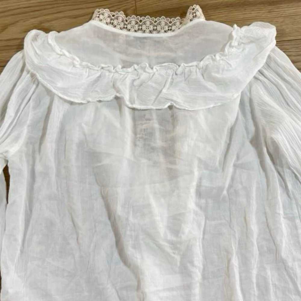 ZARA Blouse Lace Sheer Long Sleeve White Ladies L… - image 9