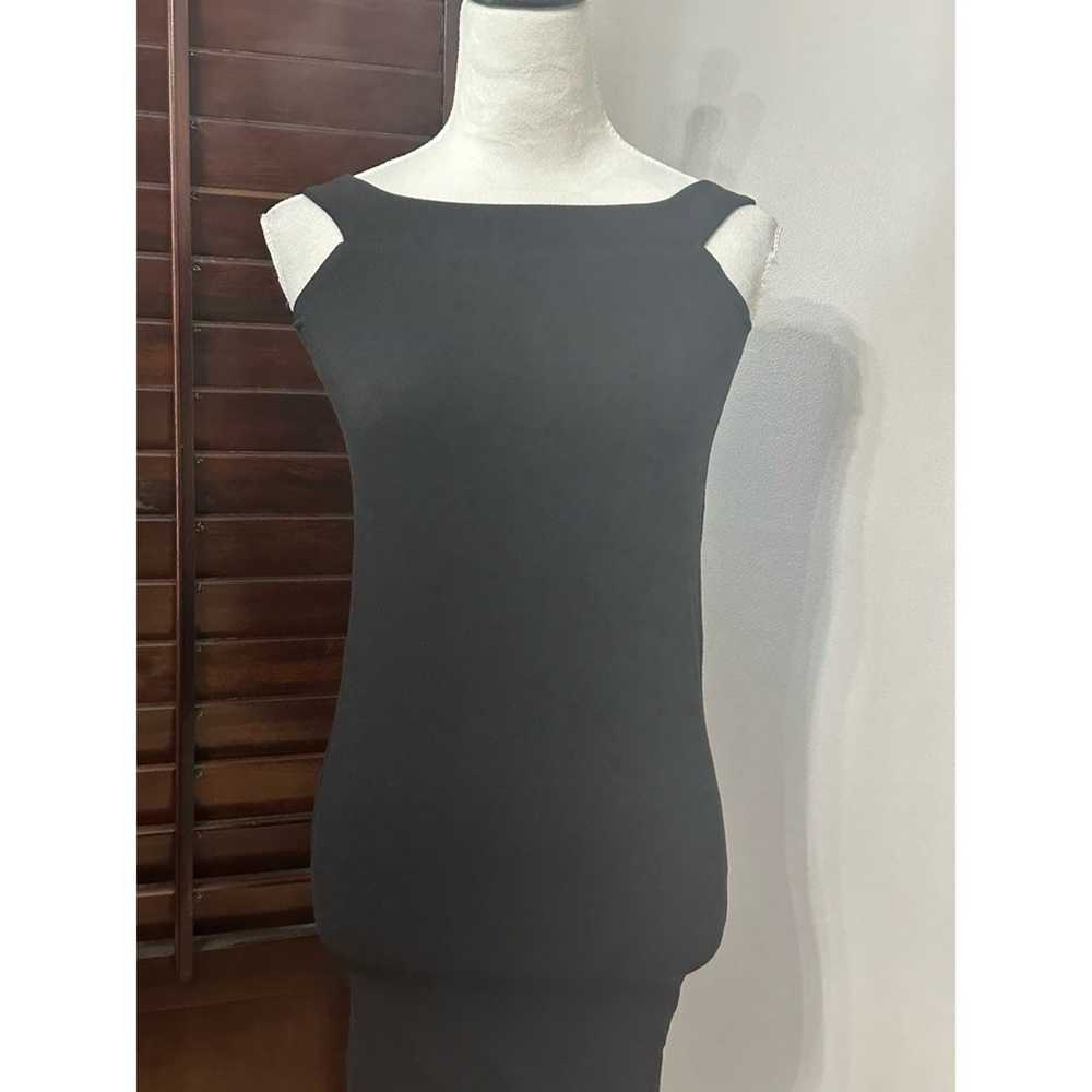 JluxLabel Womens Bodycon Dress Black Mini Cold Sh… - image 2