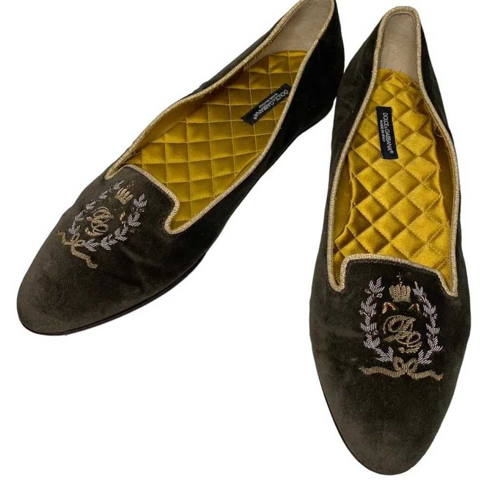 Dolce & Gabbana Velvet flats - image 2