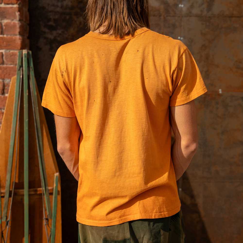 60s faded orange tee - image 2