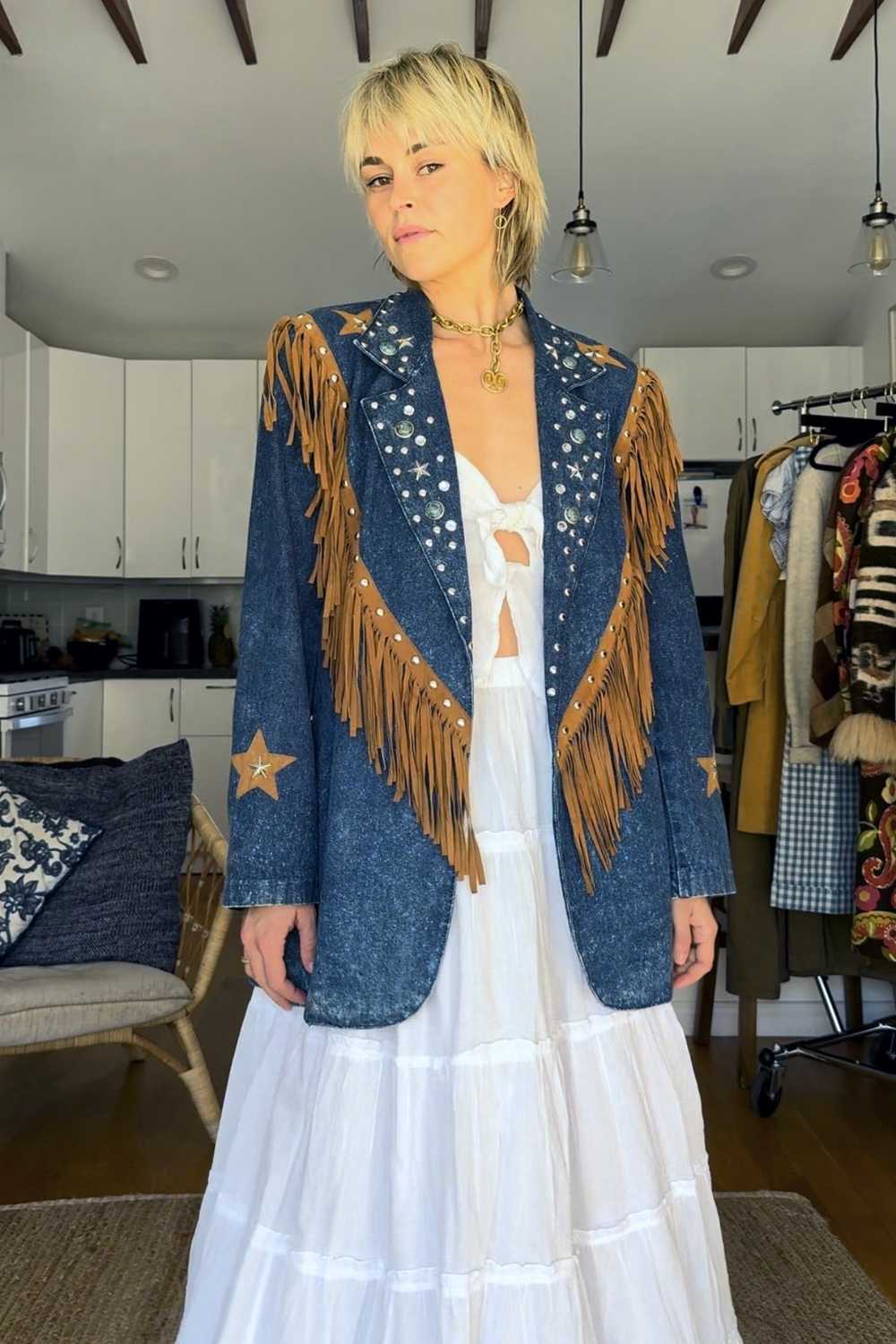 The Pippa Denim Blazer - image 4