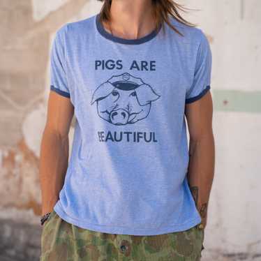 70s pigs are beautiful tee