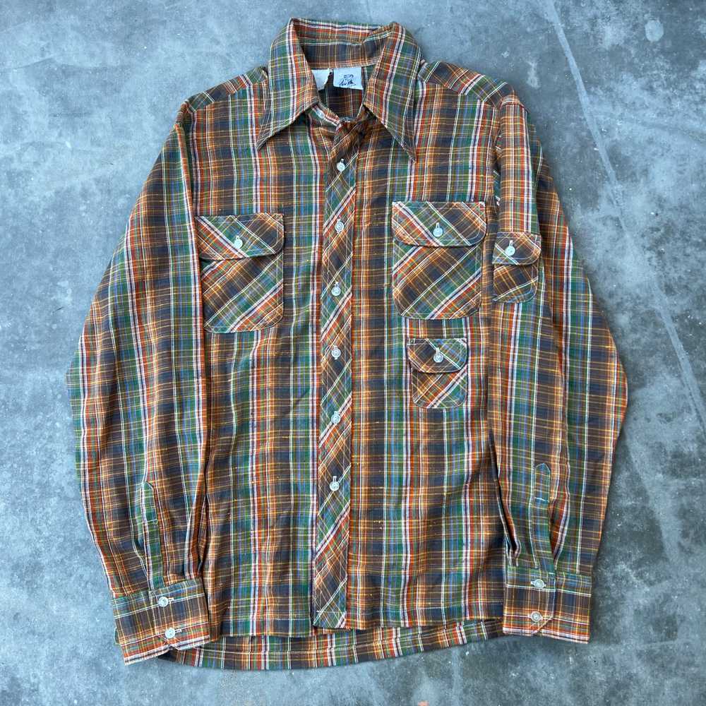 70s kennington button up - image 1