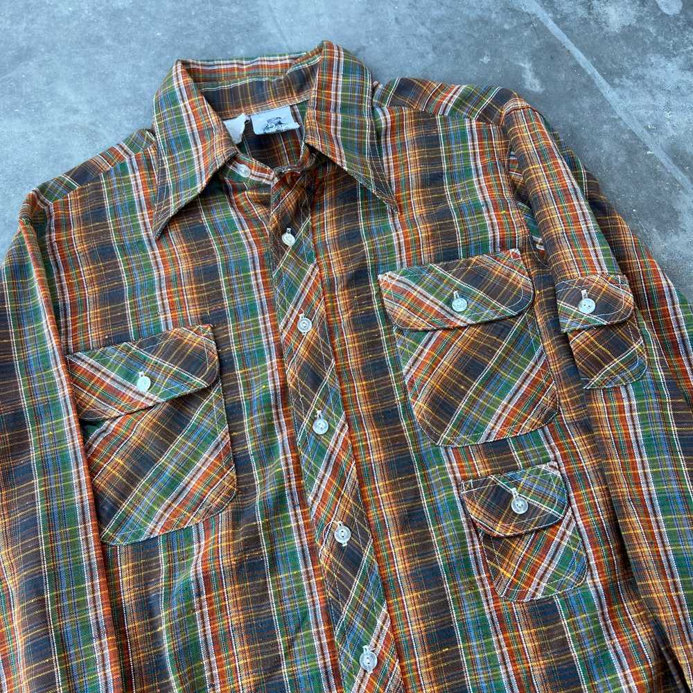 70s kennington button up - image 2