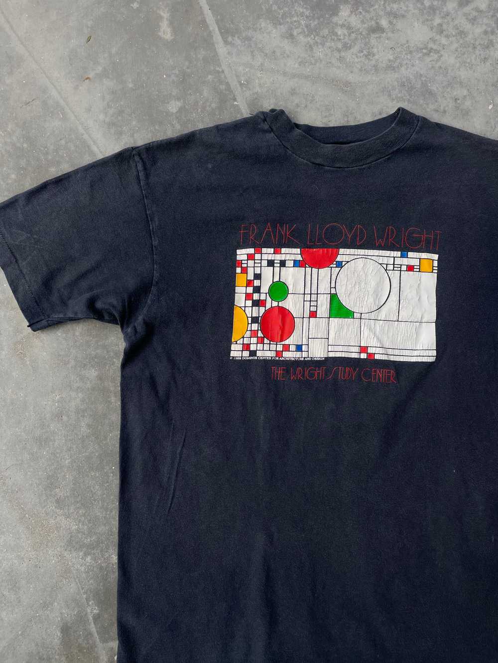 Vintage 1989 Frank Lloyd Wright Art T-shirt - image 2