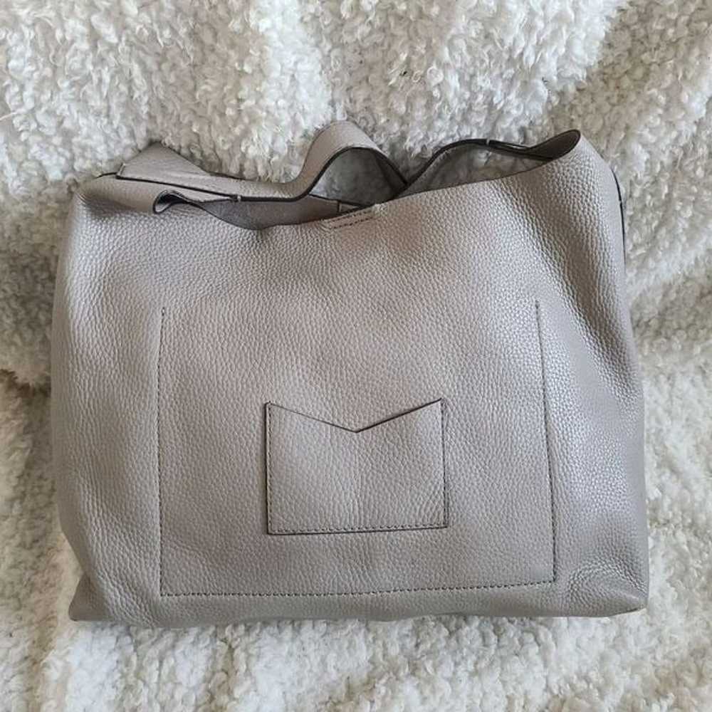 Michael Kors Junie Gray leather hobo purse - image 5