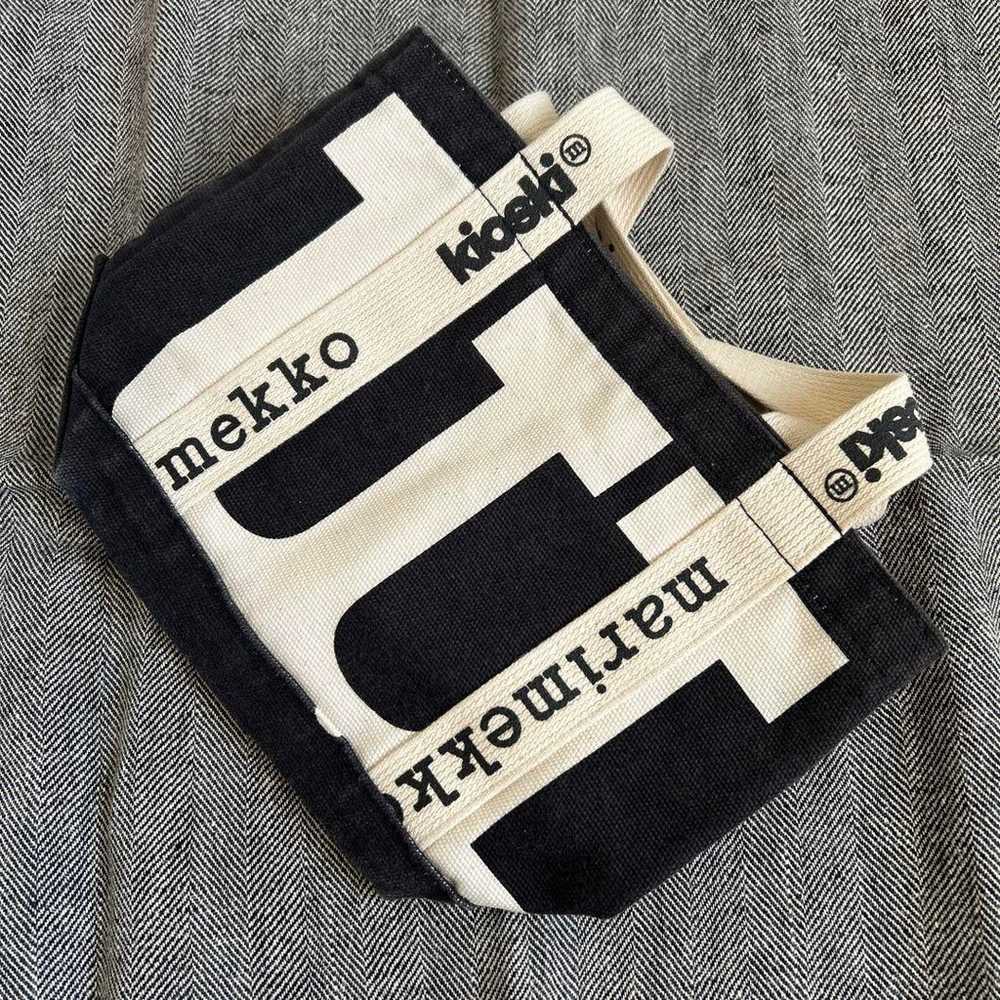 Marimekko Logo Print Eco Bag Black/White - image 4