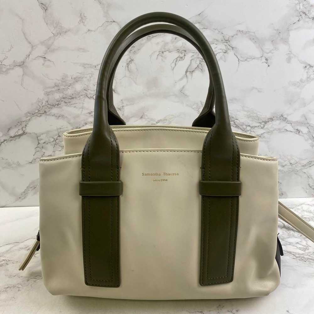 Samantha Thavasa Bicolor 2-Way Handbag - image 2