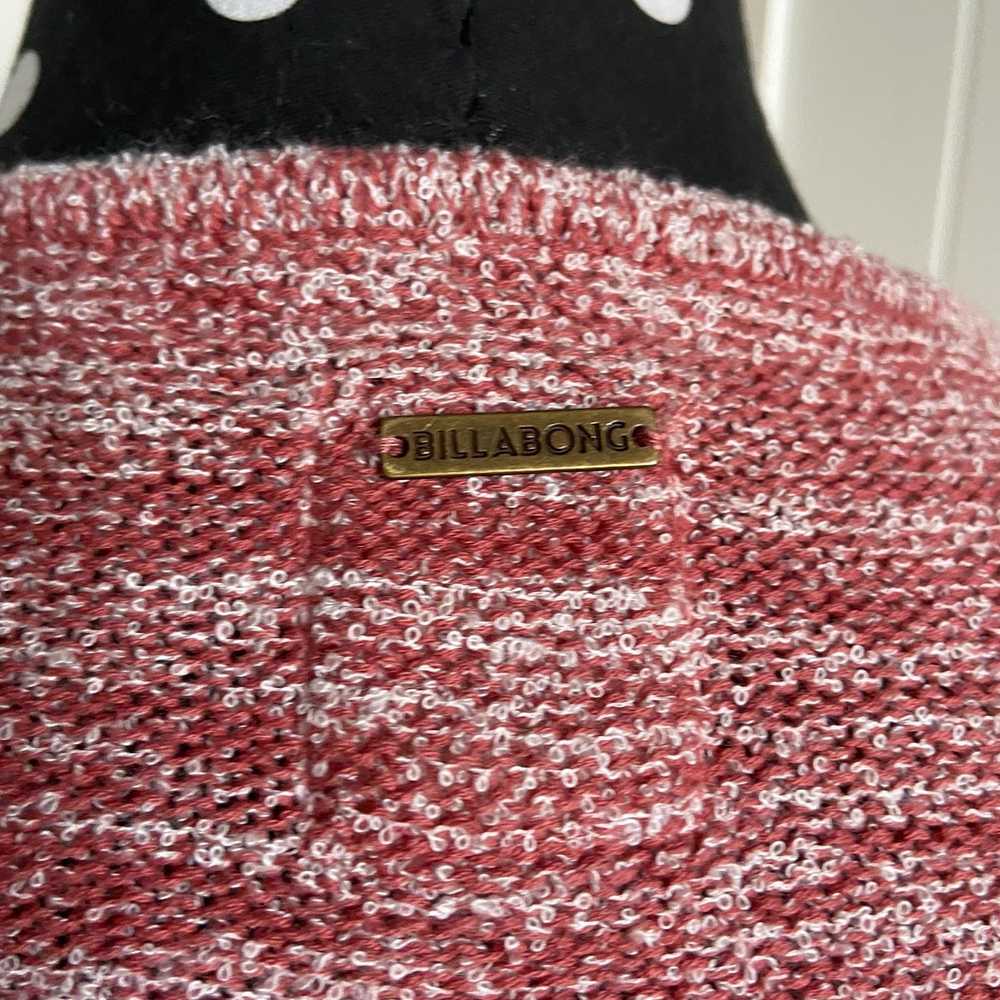 Billabong Billabong Womens Sweater Size Small Red… - image 7