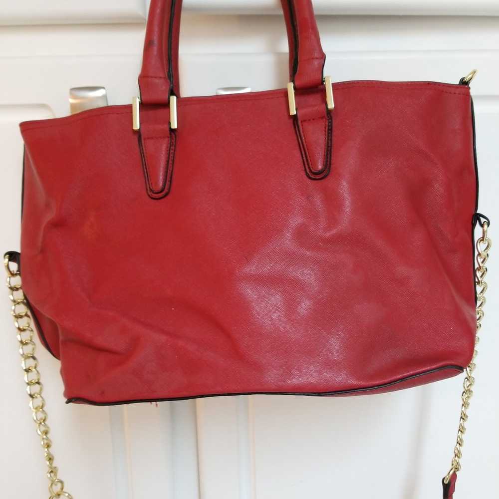 Steve madden red saffiano leather Bag - image 3