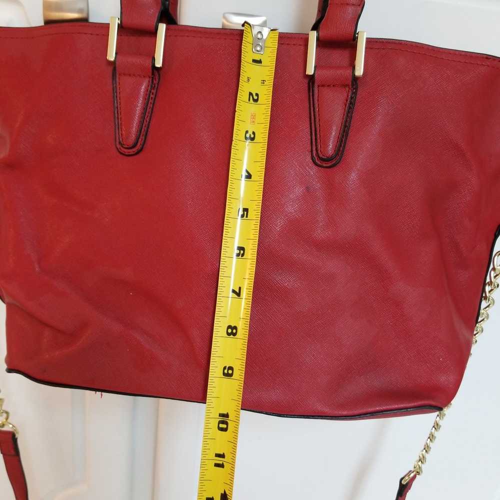 Steve madden red saffiano leather Bag - image 5