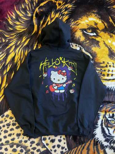 Made In Usa × Streetwear Hello Kitty Guitar Hoodie