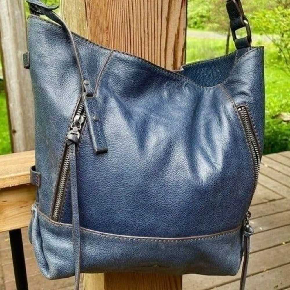 Treasure & bond distressed leather hobo. - image 1