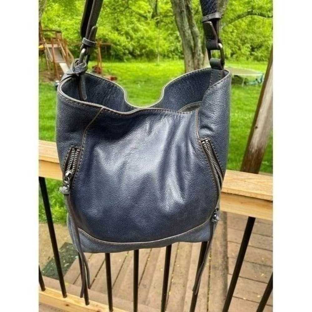 Treasure & bond distressed leather hobo. - image 3