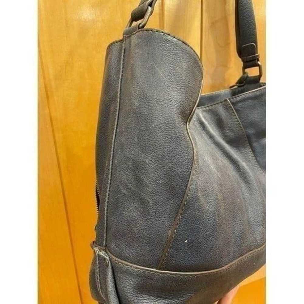 Treasure & bond distressed leather hobo. - image 8