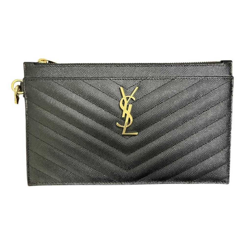 Saint Laurent Leather clutch bag - image 1