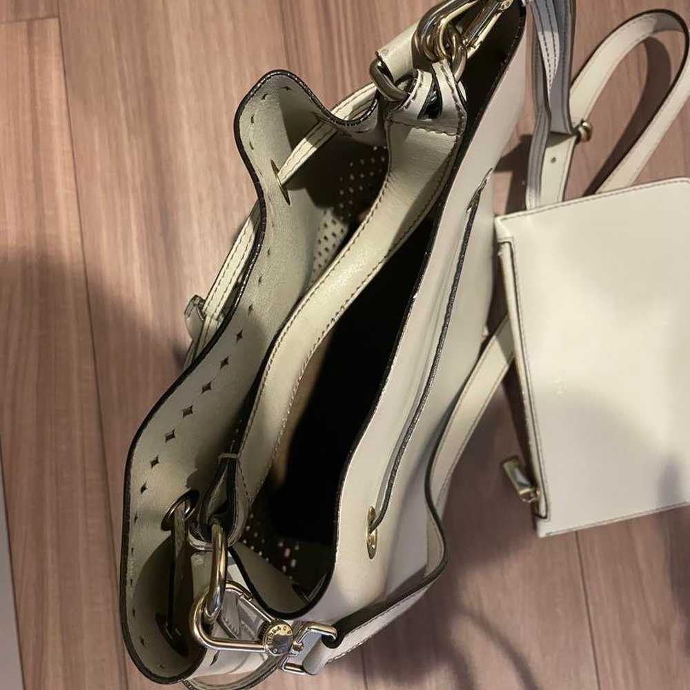 FURLA Bucket Bag White with Pouch Included - image 4