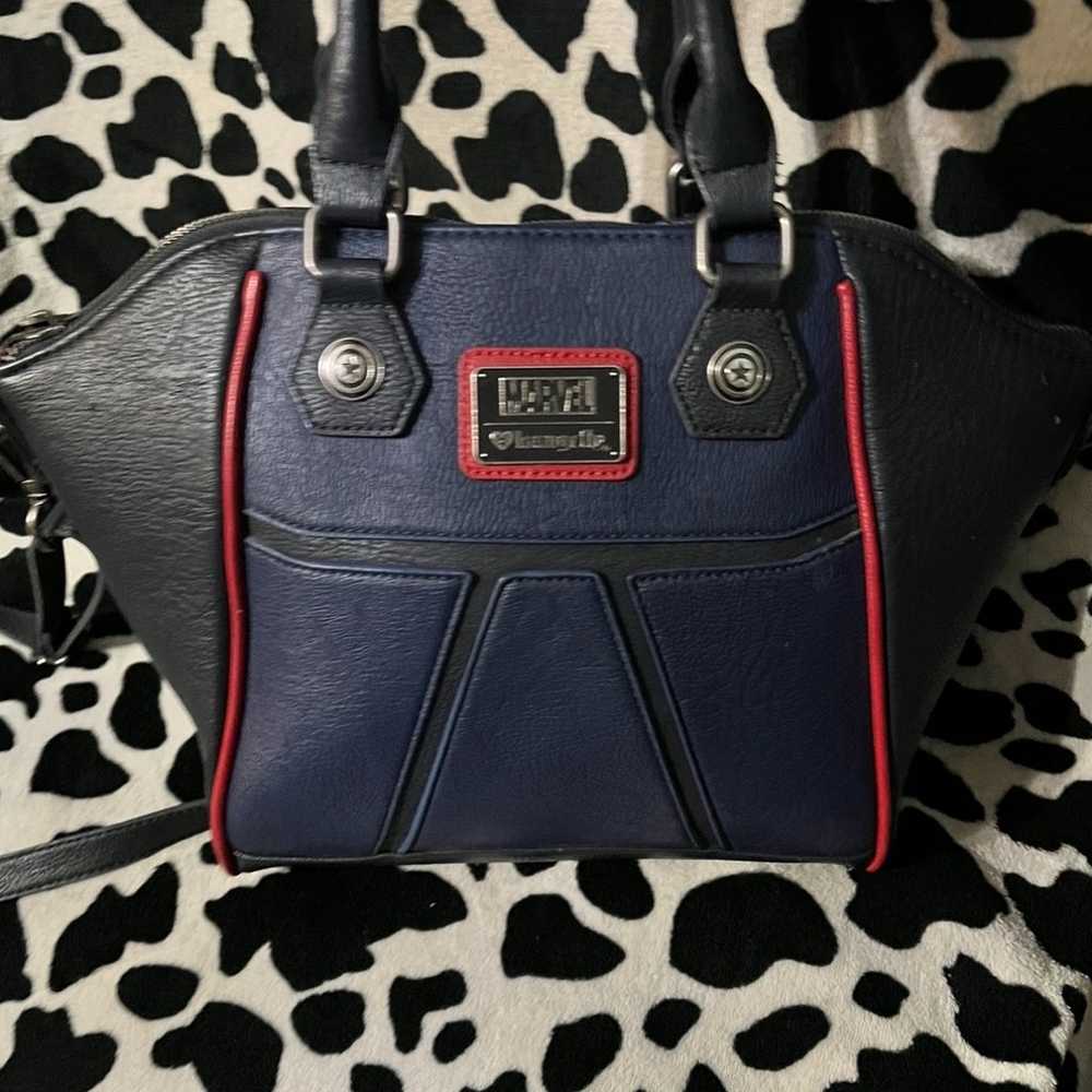 Captain America marvel loungefly purse tote - image 2