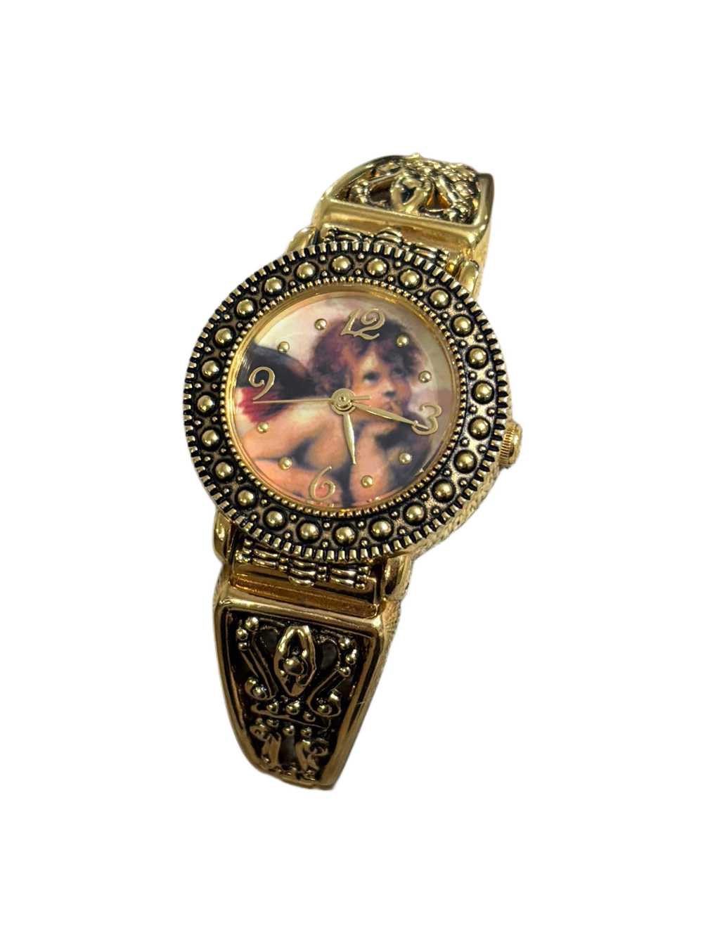 90s Gold Seiko Angel Watch - image 1