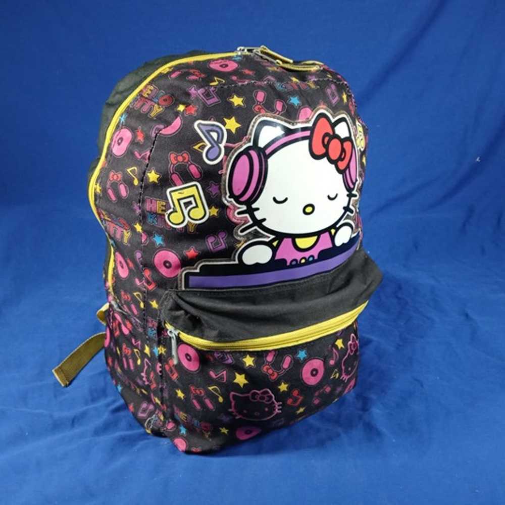 RARE Hello Kitty DJ black backpack *VINTAGE* - image 3