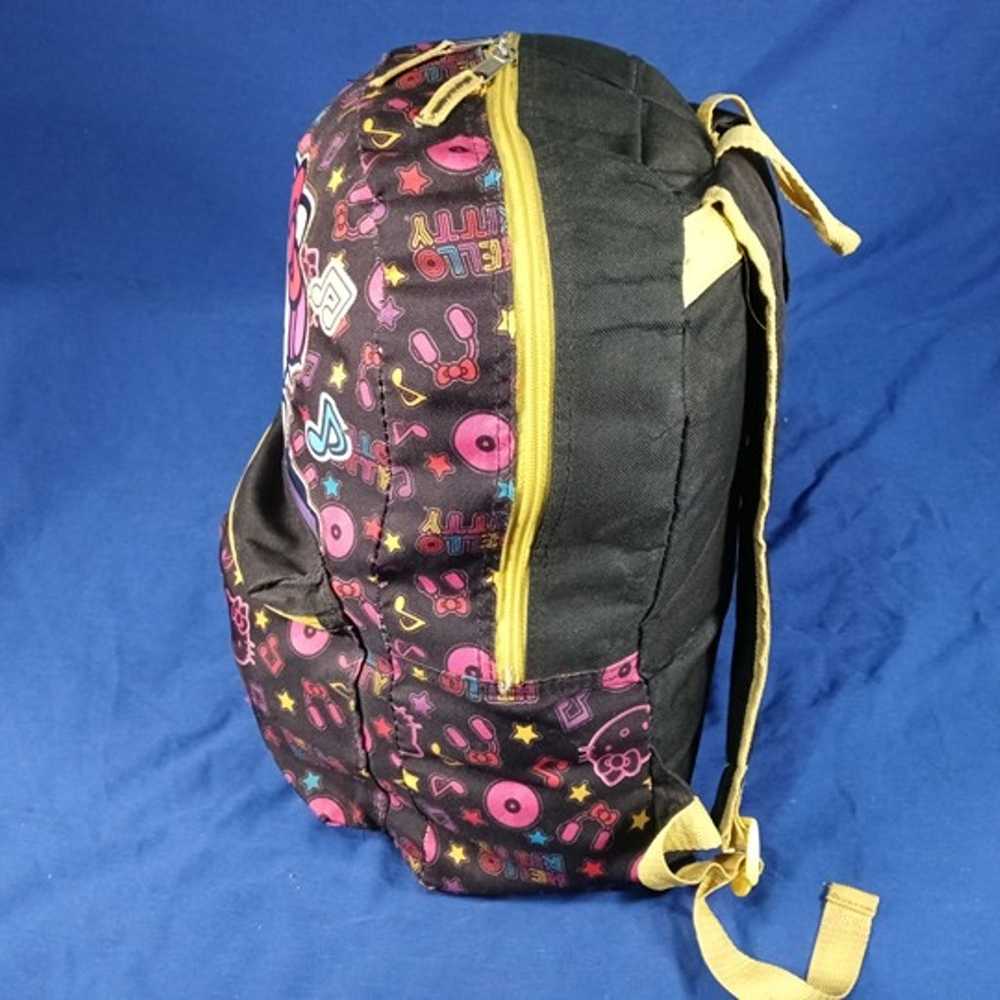 RARE Hello Kitty DJ black backpack *VINTAGE* - image 5