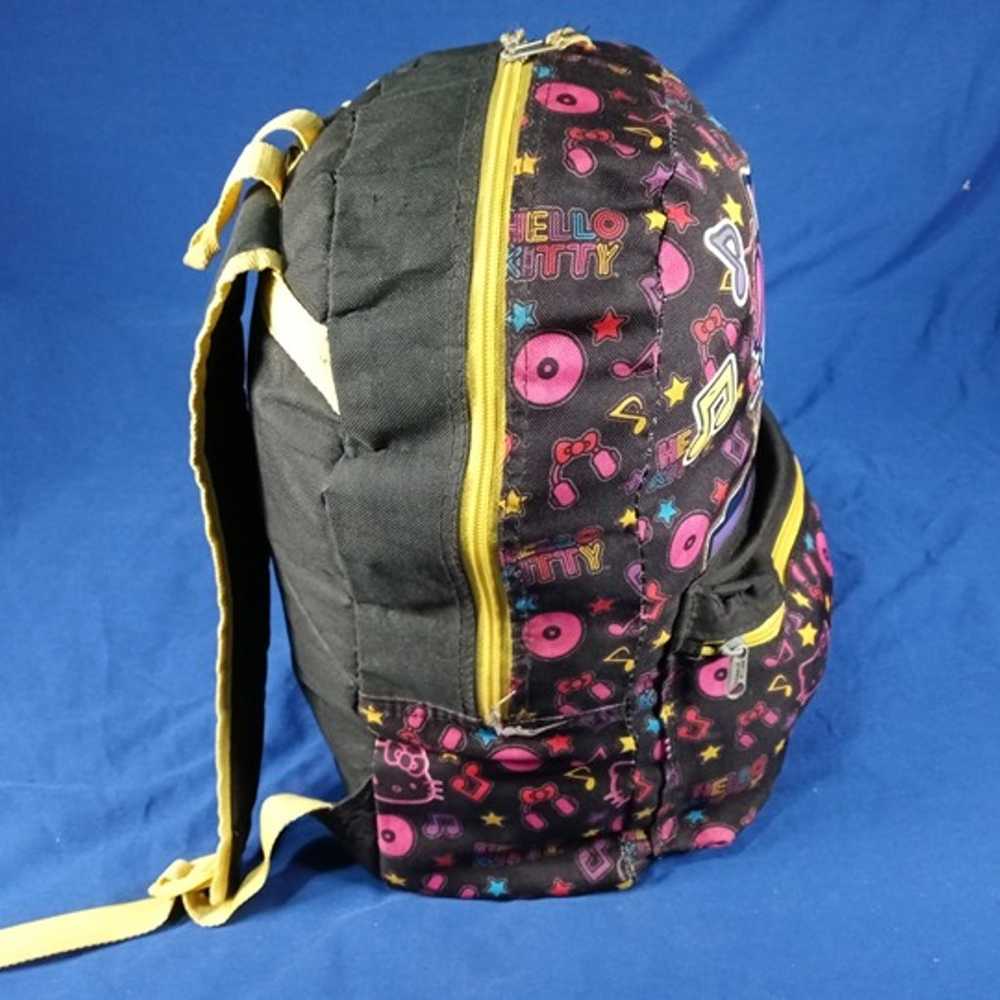 RARE Hello Kitty DJ black backpack *VINTAGE* - image 7