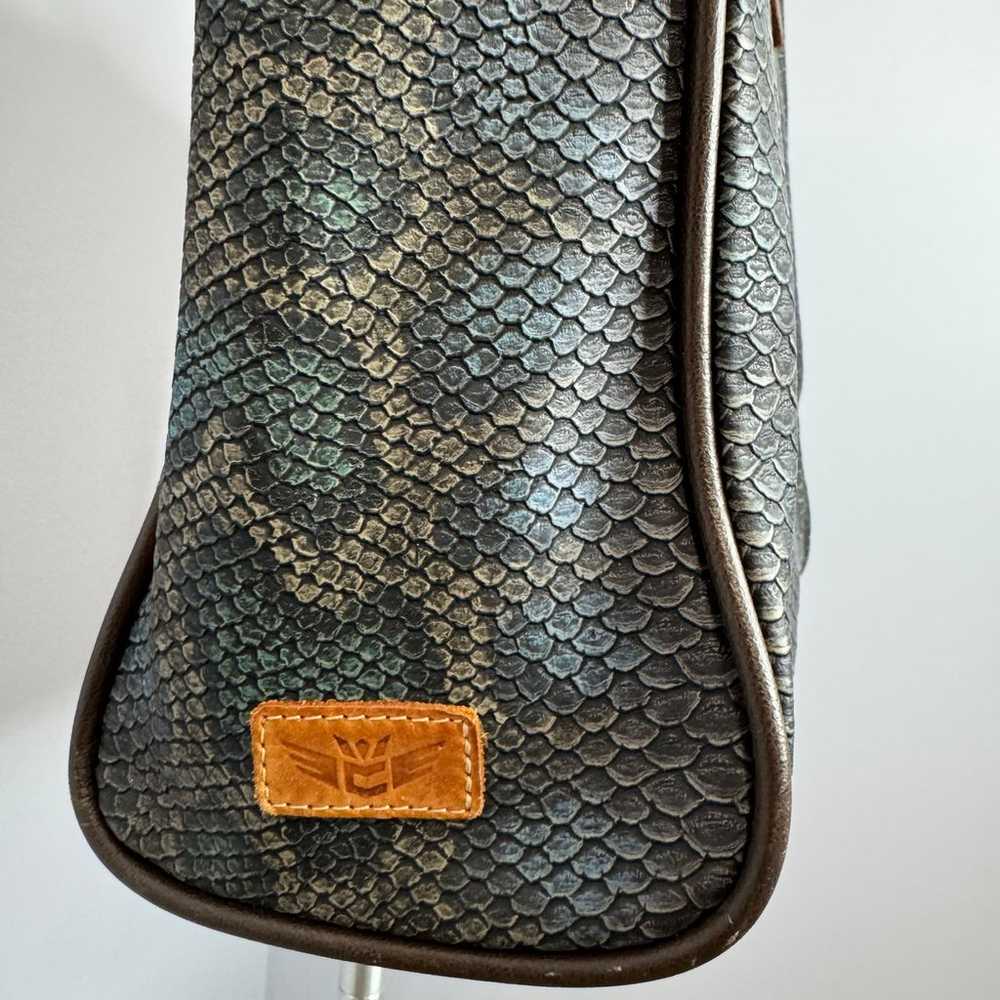 Consuela Rattler Classic Tote Bag Snake Embossed - image 4