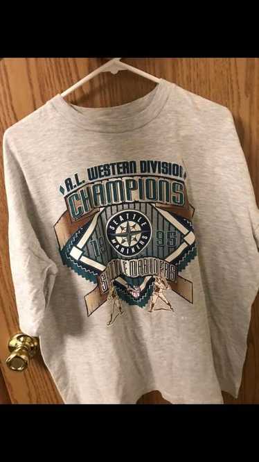 Logo 7 Vintage 1995 AL Western Division Champions 