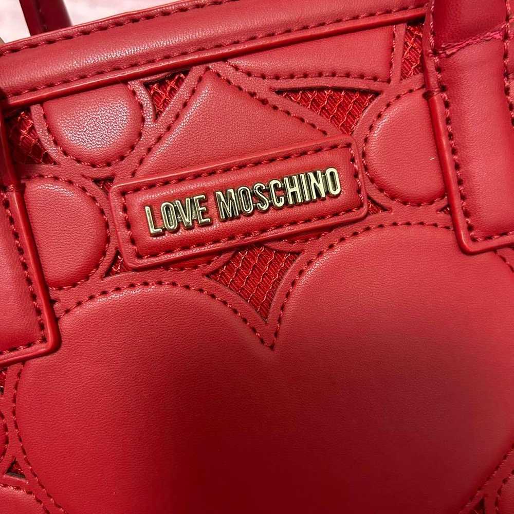 LOVE MOSCHINO Heart 2way Handbag with Patterned L… - image 3