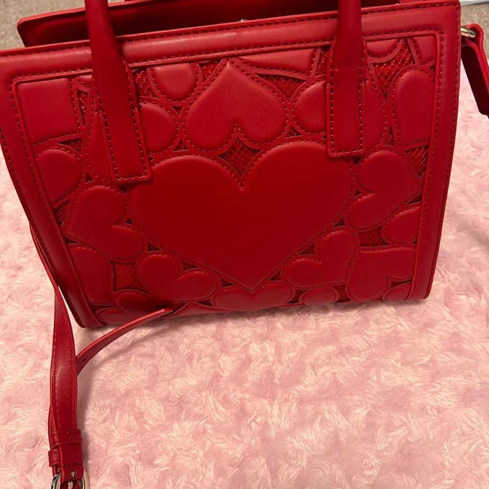 LOVE MOSCHINO Heart 2way Handbag with Patterned L… - image 7