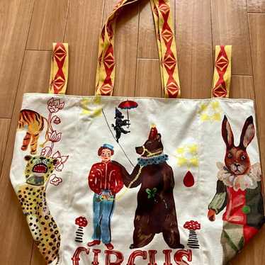 【Nathalie Lete】Nathalie Lete Circus Tote Bag