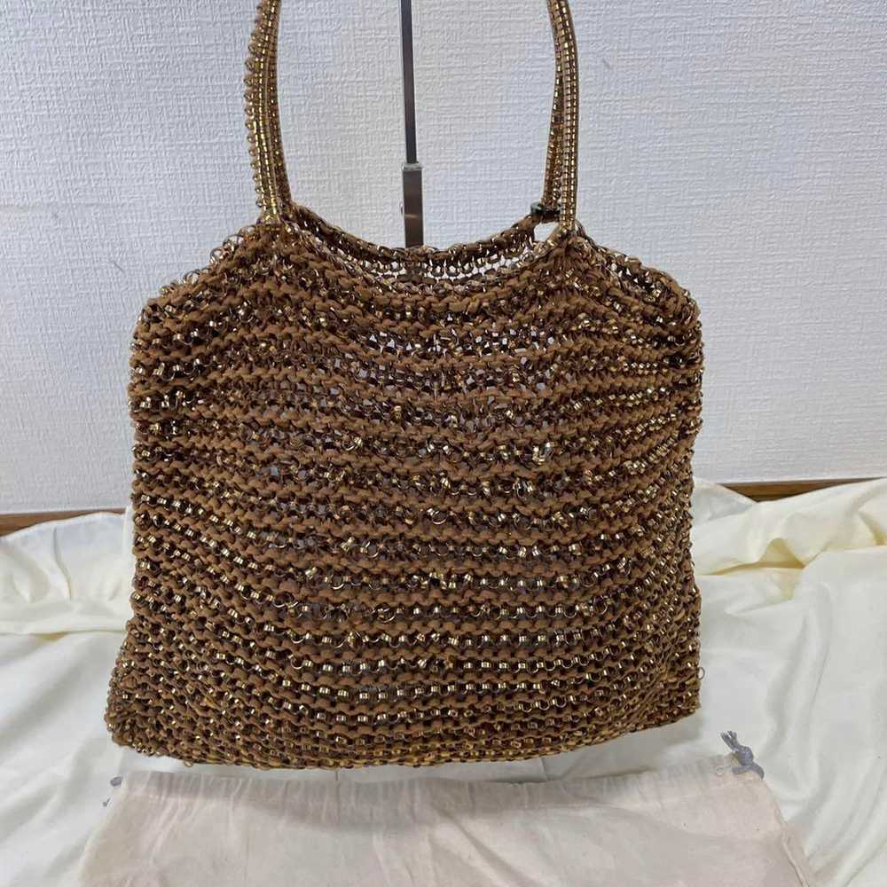 ANTEPRIMA Handbag Wire Bag Logo Hardware Brown - image 4