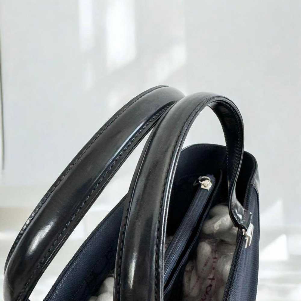 Christian Dior tote bag canvas leather navy - image 7