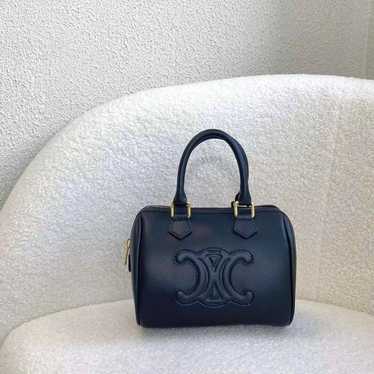 Celine Triomphe Shoulder Bag Black