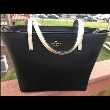 Kate Spade Gallery Drive Harmony Tote. Black w/gol