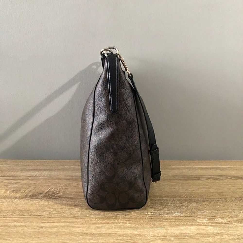 Coach F34910 Celeste Signature Brown/Black Coated… - image 3