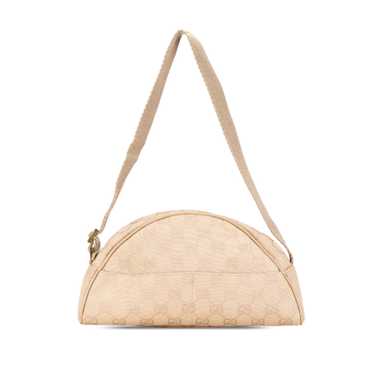 Brown Gucci GG Canvas Shoulder Bag