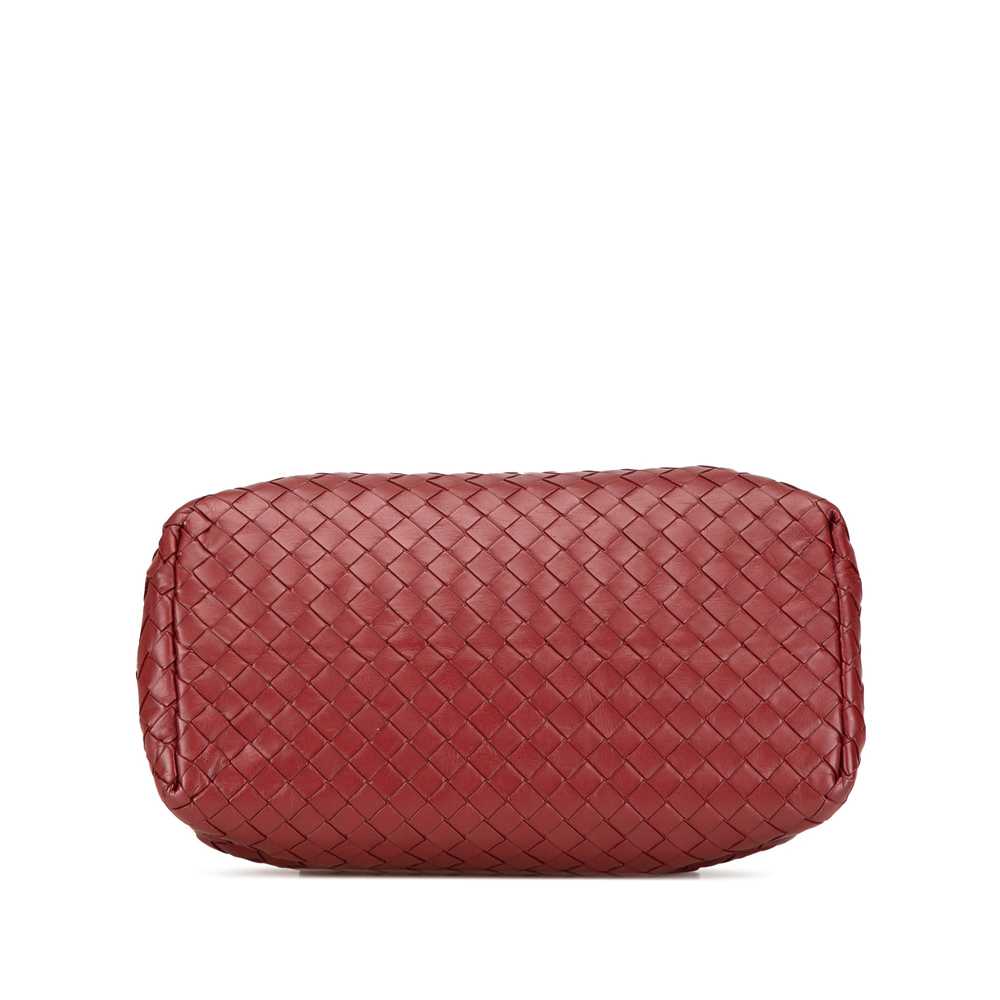 Red Bottega Veneta Mini Nappa Intrecciato Roma Sa… - image 3