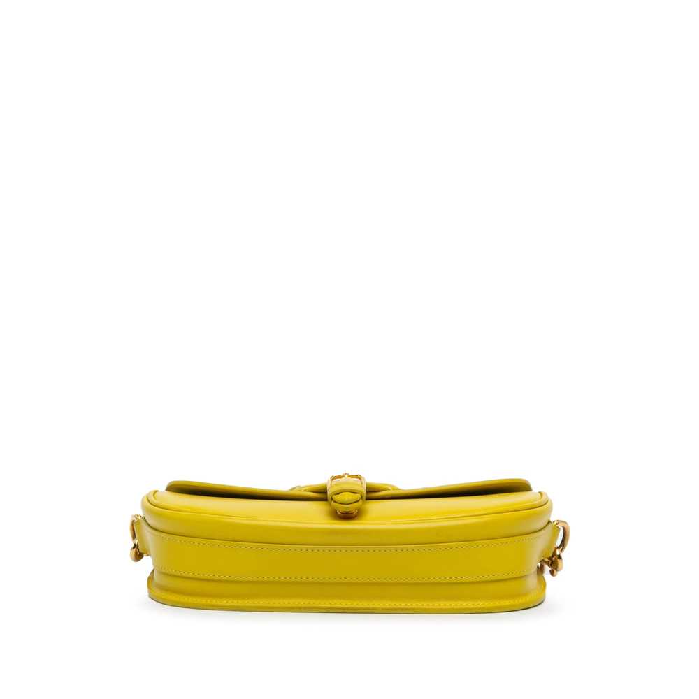 Yellow Dior Calfskin Bobby East West Crossbody - image 3