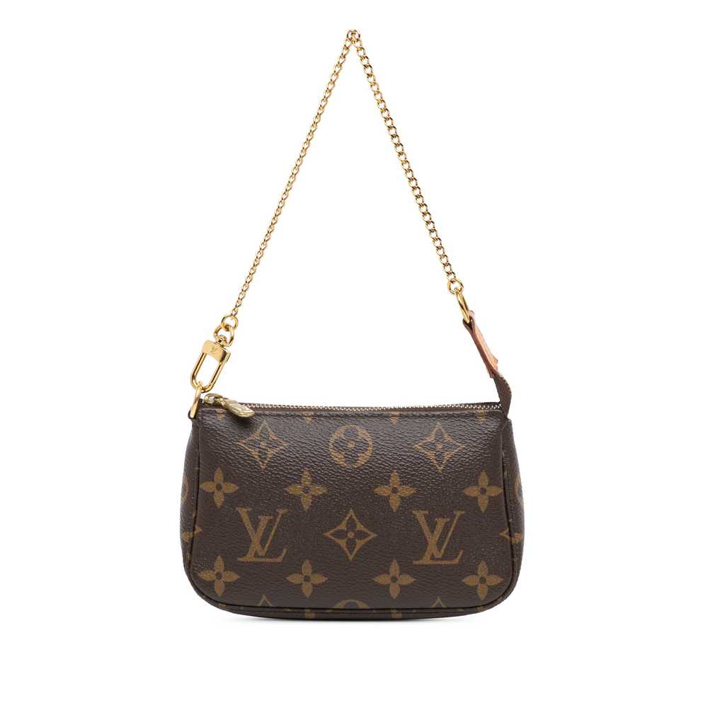 Brown Louis Vuitton Monogram Mini Pochette Access… - image 1