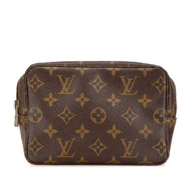 Brown Louis Vuitton Monogram Trousse Toilette 18 P