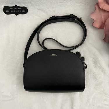 A.P.C. Noir Sac Demi-Lune Mini Bag - image 1