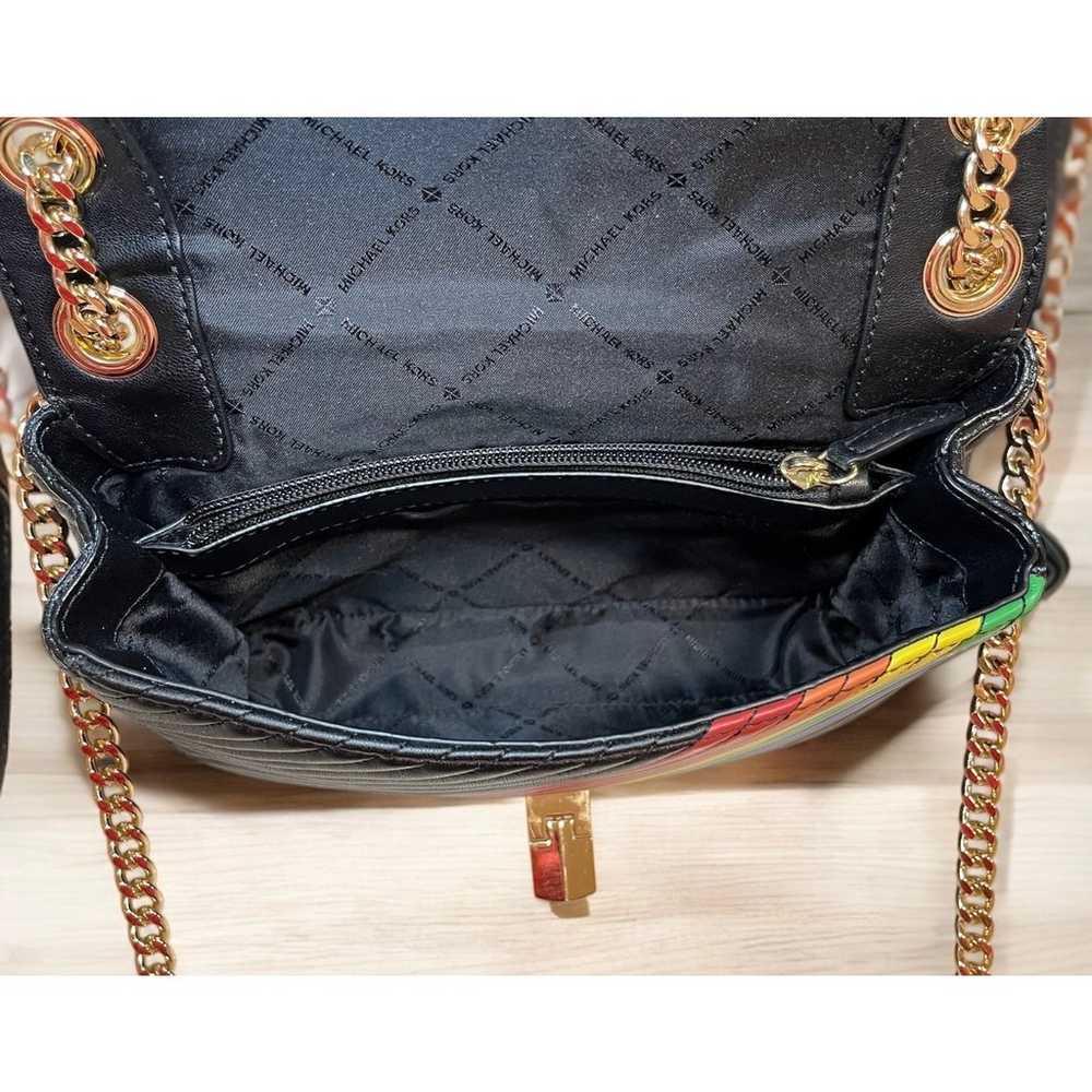 Michael Kors Peyton Rainbow Medium Shoulder Flap … - image 5