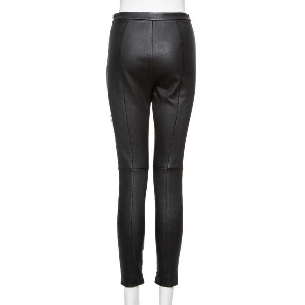 Alexander Wang Leather slim pants - image 2