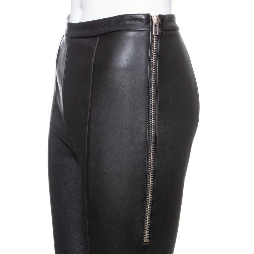 Alexander Wang Leather slim pants - image 3